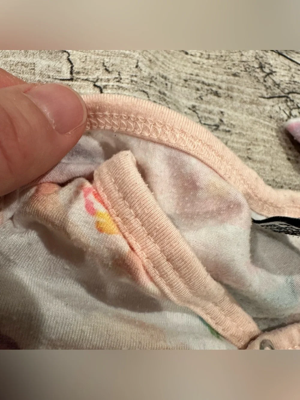 Copper Pearl Watercolor Floral Newborn Knotted Gown Pastel Multicolor Size NB